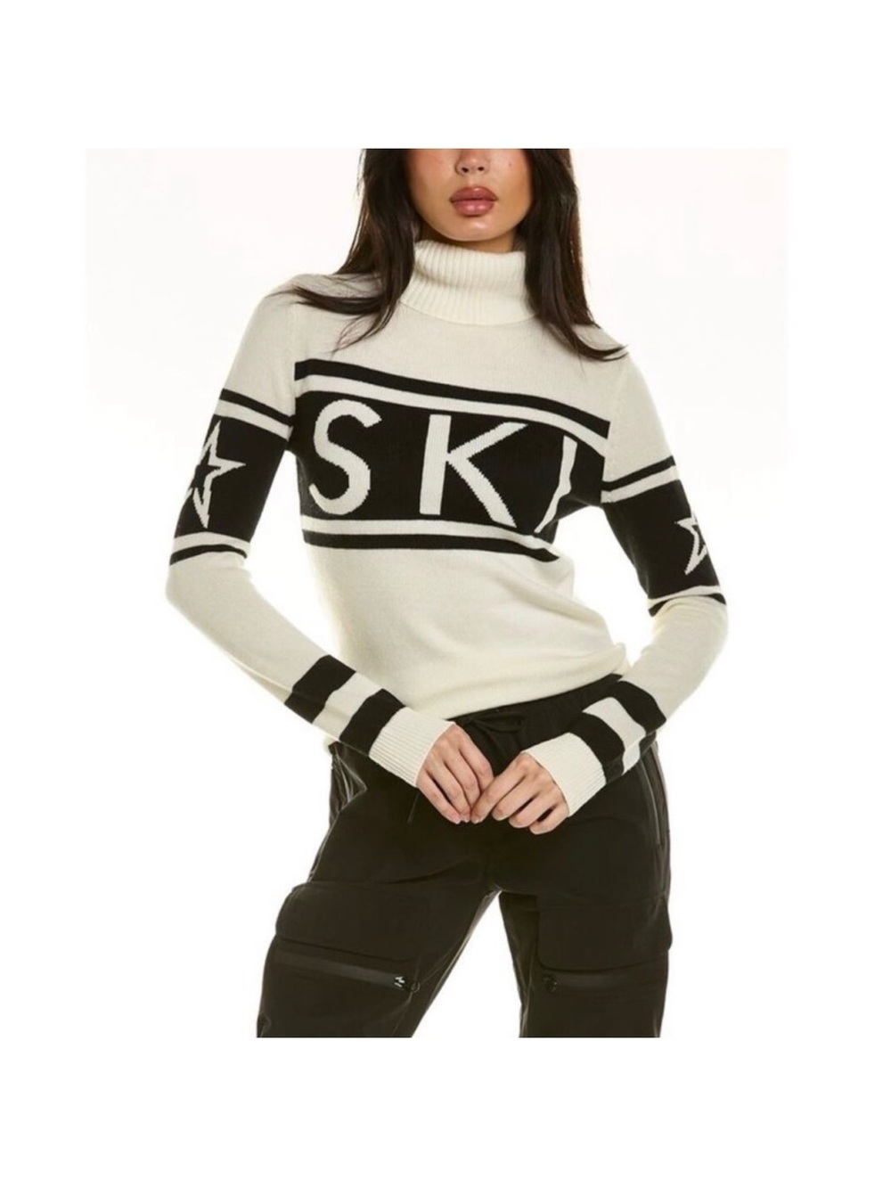 NEW! Perfect moment schild ski sweater in white